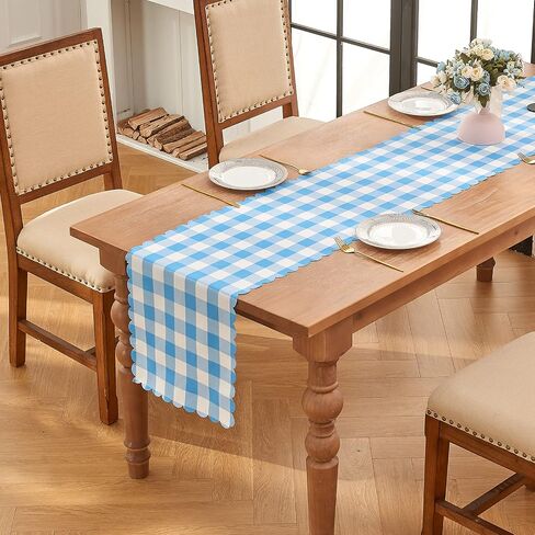 Rectangle Tablecloth Faux Linen Table Cover Washable Table Cloth for Dining Parties Wedding Kitchen Restaurant (Brown,55×55) in Saudi Arabia