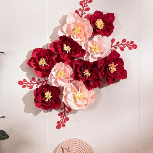 5thousandyears 47-Inch Extra Large 'Double Happiness' Wall Decoration - Living Room and Bridal Décor, Non-Woven Fabric Materia, Special Party Decorations, Chinese Wedding, Meaning Infinite Happiness in Saudi Arabia