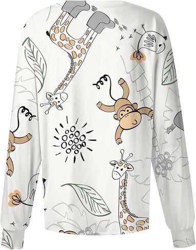 Woman Scrubs Scrubs Joggers for Women Soft Scrub Womens Printed Jacket Scrub Jacket Scrub Tops Women Plus Size Plus Size Long Sleeve Tops Women Crew Neck Nurses Scrubs Sets for Women Halloween in Saudi Arabia
