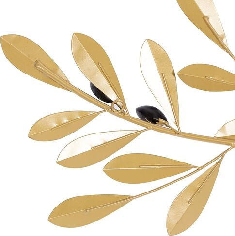 Deco 79 Metal Leaf Wall Decor, 46" x 2" x 16", Green in Saudi Arabia