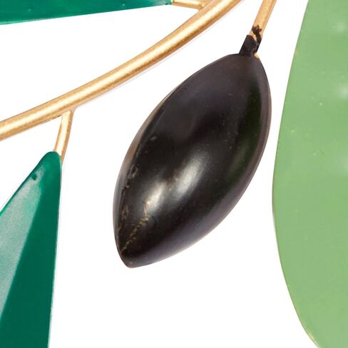 Deco 79 Metal Leaf Wall Decor, 46" x 2" x 16", Green in Saudi Arabia