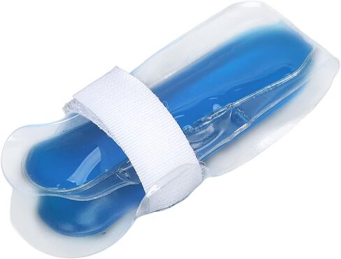 Finger Ice Pack, 3.1in Length Finger Toe Ice Pack Brace Reusable Hot and Cold for Trigger Mallet Broken Finger Lightweight Toe Tip Gel Ice Pack for Women Men Hot Cold Packs Ice in Saudi Arabia