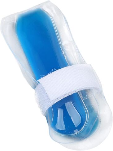 Finger Ice Pack, 3.1in Length Finger Toe Ice Pack Brace Reusable Hot and Cold for Trigger Mallet Broken Finger Lightweight Toe Tip Gel Ice Pack for Women Men Hot Cold Packs Ice in Saudi Arabia