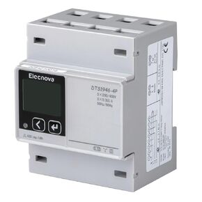 Digital Three Phase Energy Meter Energy Tester Electricity Usage Monitor AC 3×230/400V 5(63) A Ampermeter Power Volt Meter Ammeter Voltage Amps Watt Kwh Frequency Power Factor Meter