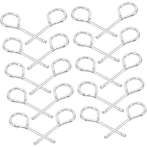 20pcs Fire Extinguisher Safety Pin Lock Pins for Fire Extinguishers Pull Pin Fire Extinguisher Pins Lock Pins for Fire Equipment Fire Equipment Lock Pin Metal Lock Pins Iron Latch