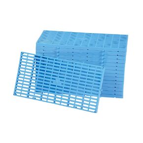 Vestil F-GRID Plastic Floor Grid, 1100 lbs Capacity, 23.5" Length, 11.75" Width, 1" Height, Box of 15