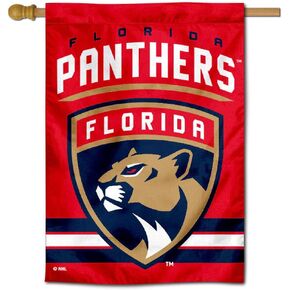 Florida Panthers Double Sided Banner House Flag