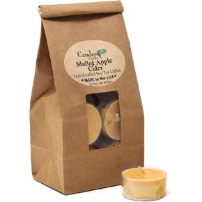 Pumpkin Caramel Cupcake - 12 Pack - Scented Tealight Candles - Soy Beeswax Blend - Handmade in The USA - Candeo Candle - Fall Scents in Kuwait