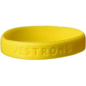 New Yellow Cancer Support Bracelet Wristband, XS-M