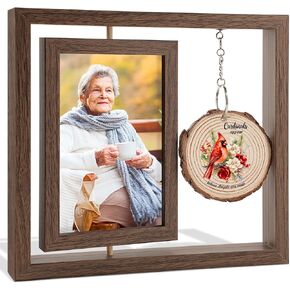 Memorial Gifts for Loss of Mom Picture Frame- Sympathy Gifts for Loss of Mother/Dad Fits 4x6 Photo, in Memory of Loved One Gifts, Bereavement Condolences Remembrance Grief Funeral Butterfly