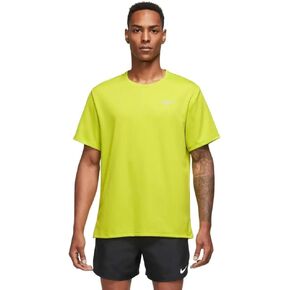 قميص الجري DRI-FIT UV Miler بأكمام قصيرة للرجال من Nike (صبار لامع/فضي عاكس) مقاس 2XL