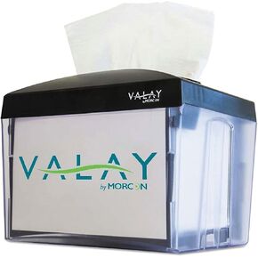 Morcon NT111EA Valay Nap Interfolded Napkin Dispenser, 6.14 x 8 x 6 1/2, Black