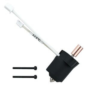 24V 60W High Speed Ceramic Heating Block Kit Bimetal Heatbreak Plated Copper Nozzle 0.4 Compatible with Creality K1 K1 MAX 3D Printer Accessories