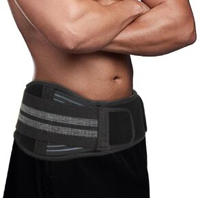 SI Joint Belt Hip Brace: Ultrastrong Support for Sacroiliac Pelvis Trochanter w/ Built-in Lumbar Pads/Relief of Sciatica Chronic Pain in Lower Back Hip Pelvic Sciatic Nerve/Regular Size Men&Women