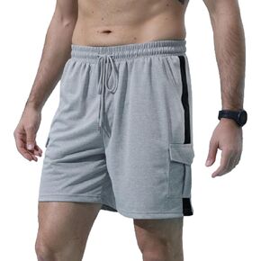 Rela Bota Mens Sweat Shorts Workout Athletic Joggers Running Knit Shorts Drawstring Elastic Waist with Pockets