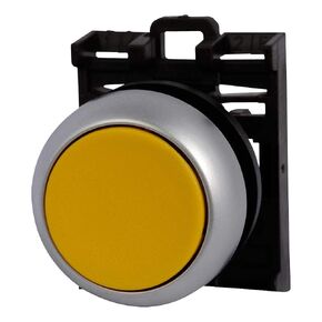 M22-D-Y-K10 - Pushbutton Switch, SPST-NO, Round, Screw