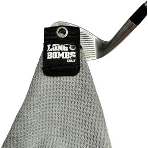 Magnetic Golf Towel Clip with Dual Strong Neodymium Magnets, Universal - Fits All Towel Types - Removable Golf Towel Clip - Magnetic Golf Towels