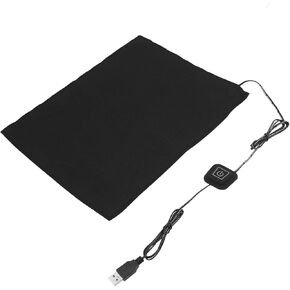 Fast Pain Relief, 35-50 Degrees 3-Shift USB Heater Pad USB Cloth Heater Carbon Fiber for Waist Heating for Back