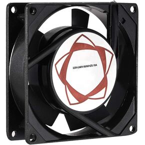 uxcell Cooling Fan 92mm x 92mm x 25mm SF9225AT AC 220V/240V 0.10A Dual Ball Bearings