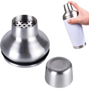 Cocktail Shaker Lid Compatible With YETI Rambler 20oz/Tumbler 20oz/16oz Pints/10oz Mug/10oz Lowball/24oz Mug,Stainless Steel Cocktail Shaker Lid Only