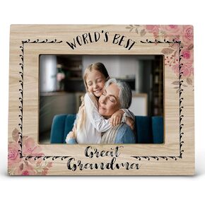Great Grandma Picture Frame, Great Grandma Gifts, Grandma Picture Frame,Great Grandmother Gifts, Grandma Gifts, Grandmother Gifts, World’s Best Great Grandma Photo Frame 5x7