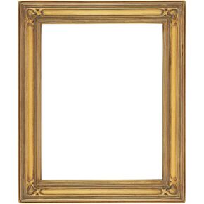 Creative Mark Plein Air Museum Collection Gothic Picture Frame Solid Wood Composition Hand-Leafed Museum Quality Closed Corner - Gold 8x10, glass and backing not included