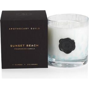 Zodax-Apothecary Guild Opal Glass Candle Jar in Gift Box (Blk Fig Vetiver)