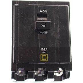 Square D New QOB320 Circuit Breaker, Black