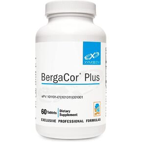 XYMOGEN BergaCor Plus - Bergamot Supplement - Polyphenols to Support Cardiovascular Health + Help Maintain Healthy Cholesterol Levels Already Within Normal Range (60 Tablets)