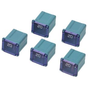 5Pcs 20A/30A /40A Micro Female Slow Blow Fuse, Car Fuse,Automotive Cartridge Fuse for Cars, Trucks, Buses(30A)