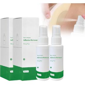 Adhesive Remover Spray 1 Oz, Skin-Friendly No Sting Ideal for Ostomy Patients, Sensitive Skin, Bandage Removal, Tape, Gum in Hair, Glitter, Wig Adhesives, 2 PCS in Kuwait