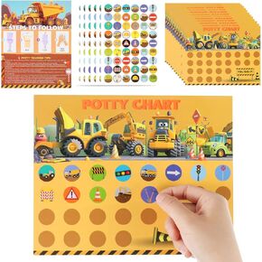 21 قطعة من ملصقات التدريب على استخدام المرحاض، مخطط بناء المرحاض للأطفال الصغار الأولاد مع 324 قطعة من ملصقات التدريب على استخدام المرحاض و40 نقطة صمغ لمكافآت الأطفال على استخدام المرحاض in Kuwait