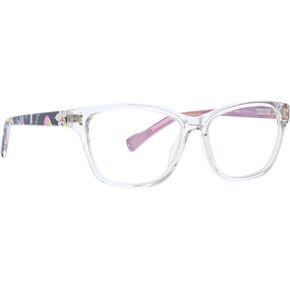 Vera Bradley Women's Blue Light Julien Reader in Flamingo Garden pattern