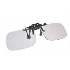 Small Clear Clip-on Flip-up Magnifying Reading Glasses +1.50 Diopter