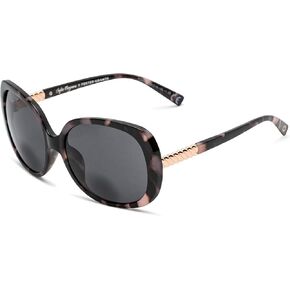 Sofia Vergara x Foster Grant Women's Adela SunReaders Square Bifocal Reader Sunglasses, Purple Demi, 59 mm + 1.5