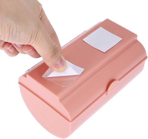 Trash Bag Storage Box, 3 Colors Back Adhesive Wall Mount Trash Garbage Plastic Bag Storage Box Organizer Rack for Home Kitchen Bathroom(Pink) in Saudi Arabia