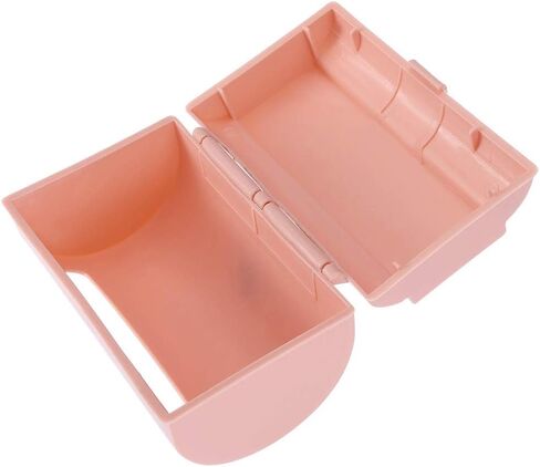Trash Bag Storage Box, 3 Colors Back Adhesive Wall Mount Trash Garbage Plastic Bag Storage Box Organizer Rack for Home Kitchen Bathroom(Pink) in Saudi Arabia