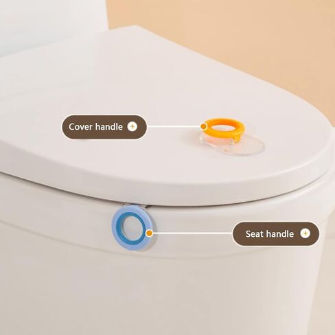 4PCS Toilet Seat Lifter Handle Multiple Colour Self-Adhesive Toilet Seat Cover Lifter in Saudi Arabia