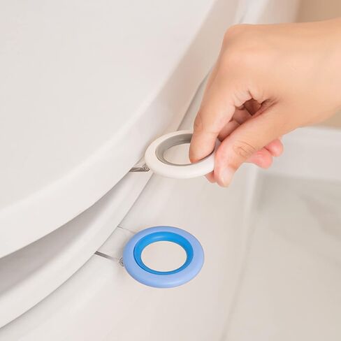 4PCS Toilet Seat Lifter Handle Multiple Colour Self-Adhesive Toilet Seat Cover Lifter in Saudi Arabia