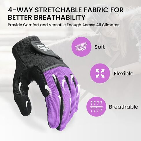 Horse Riding Gloves Equestrian Women Mesh Breathable Lightweight Color Pair, Ladys Comfortable Grip for Summer in Saudi Arabia