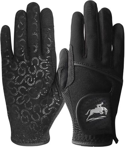 Horse Riding Gloves Equestrian Women Mesh Breathable Lightweight Color Pair, Ladys Comfortable Grip for Summer in Saudi Arabia