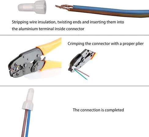 محطة تجعيد موصل سلك نهاية مغلقة CE1 للأسلاك 22AWG 16AWG محطة معزولة للأسلاك (CE1) in Kuwait