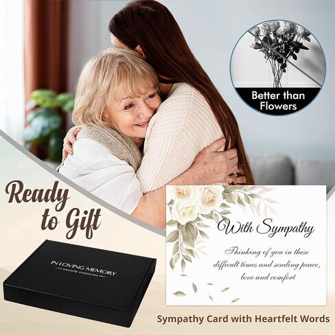 Memorial Gifts for Loss of Mom Picture Frame- Sympathy Gifts for Loss of Mother/Dad Fits 4x6 Photo, in Memory of Loved One Gifts, Bereavement Condolences Remembrance Grief Funeral Butterfly in Saudi Arabia