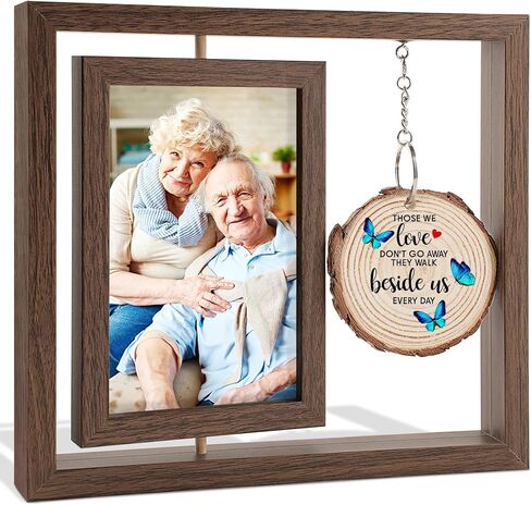 Memorial Gifts for Loss of Mom Picture Frame- Sympathy Gifts for Loss of Mother/Dad Fits 4x6 Photo, in Memory of Loved One Gifts, Bereavement Condolences Remembrance Grief Funeral Butterfly in Saudi Arabia