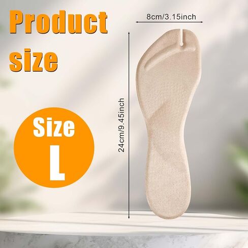4pcs Flip Flop Shoe Inserts, Adhesives Flannel Thong Sandal Insoles Anti-Slip Shock Absorption Invisible Slim Pads Sandal Strap Cushions Reliable Toe Protectors in Saudi Arabia