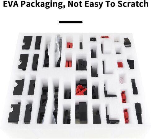 FYSETC 3D Printer Parts Vorn 2.4 R2 V1.5 Newest Full Upgrade Aluminum Alloy Frame CNC Kit, All Metal Parts DIY 3D Printer Accessories Including Matching Screws Black and Red CNC Machined in Saudi Arabia