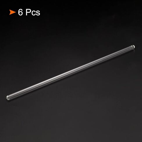 MECCANIXITY 3.3 Borosilicate Glass Stick 11.81" Length 7mm Dia Stir Rod Mixing Tools with Both Ends Round for Lab Kitchen Science 6Pcs in Saudi Arabia