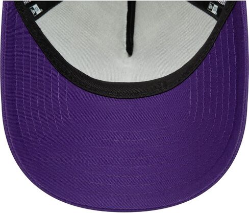 New Era LA Los Angeles Lakers 9FORTY A-Frame 17X NBA Finals Champions Foam Trucker Cap, Adjustable Hat Purple White in Saudi Arabia