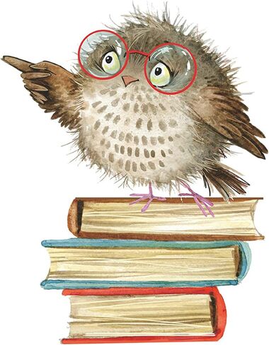 Amoda Amdoa Owl Window Clings for Glass Windows Owl Kids Wall Stickers Wall Decals Removable Non Adhesive Vinyl for Bedroom Living Room (owl 1) in Saudi Arabia