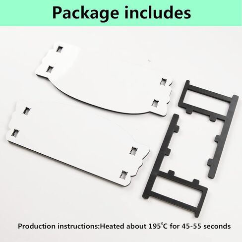 عبوتان من قطعتين من قطع التسامي التذكارية لتزيين الكرسي، إطار صورة مصنوع يدويًا بطابع بحري لديكور المنزل على الطاولة يحمل مقعدًا تذكاريًا باللون الأبيض مقاس 7.1 × 2.72 بوصة in Kuwait